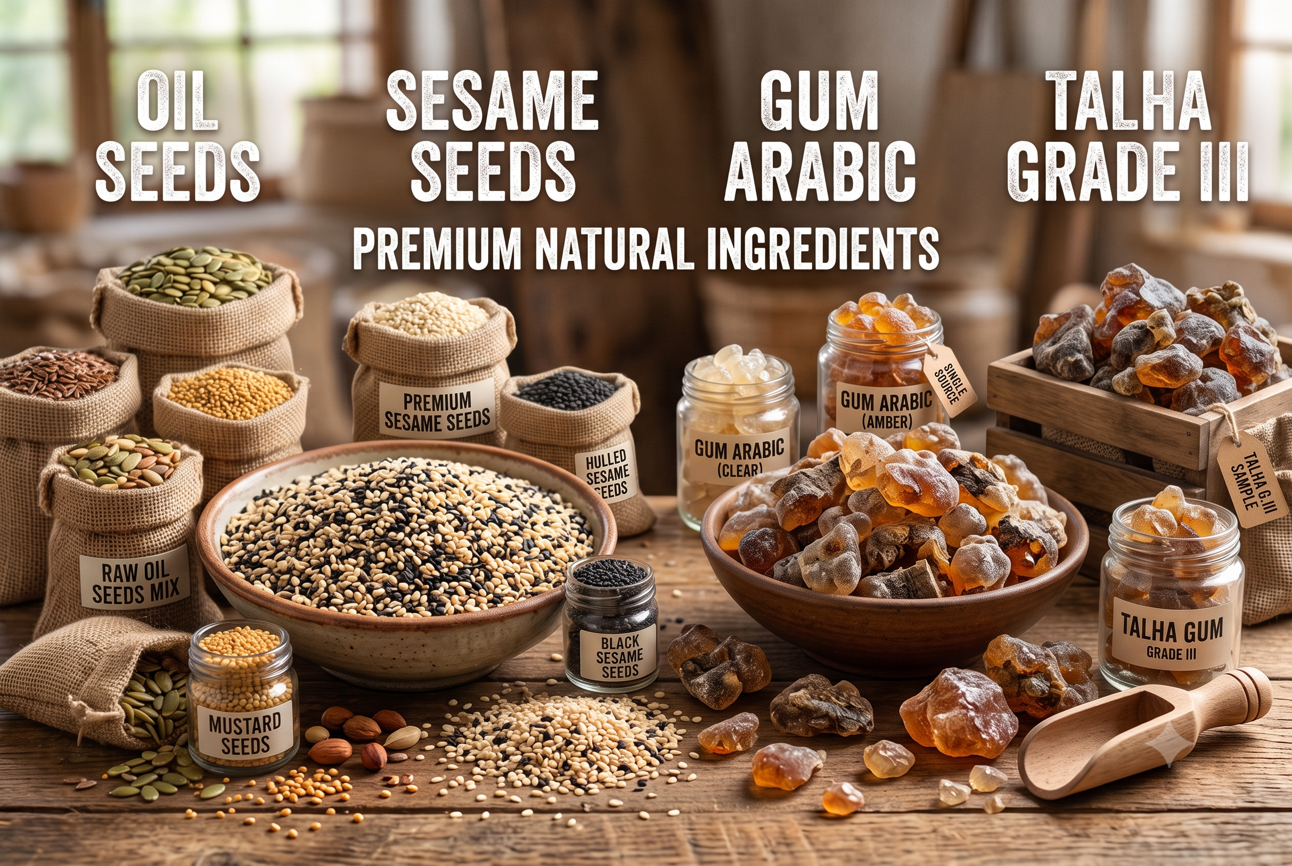 Oil Seeds & Gum Arabic